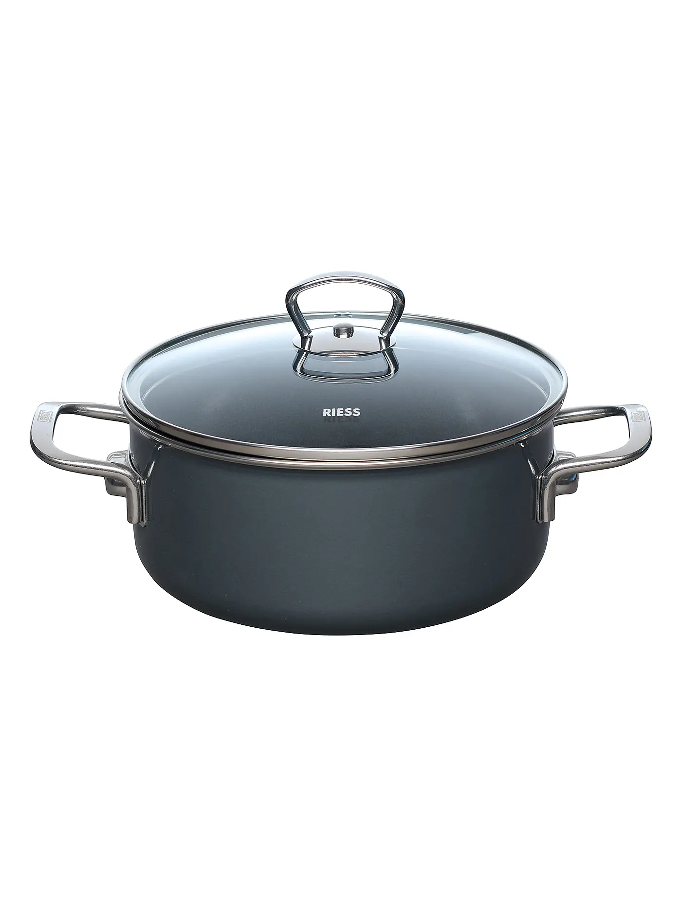 RIESS | Kochtopf 20cm /2l NOUVELLE PUR Lemon | grau